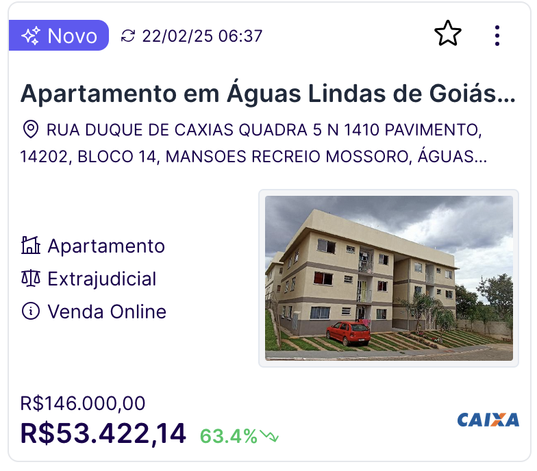 imagem de um apartamento